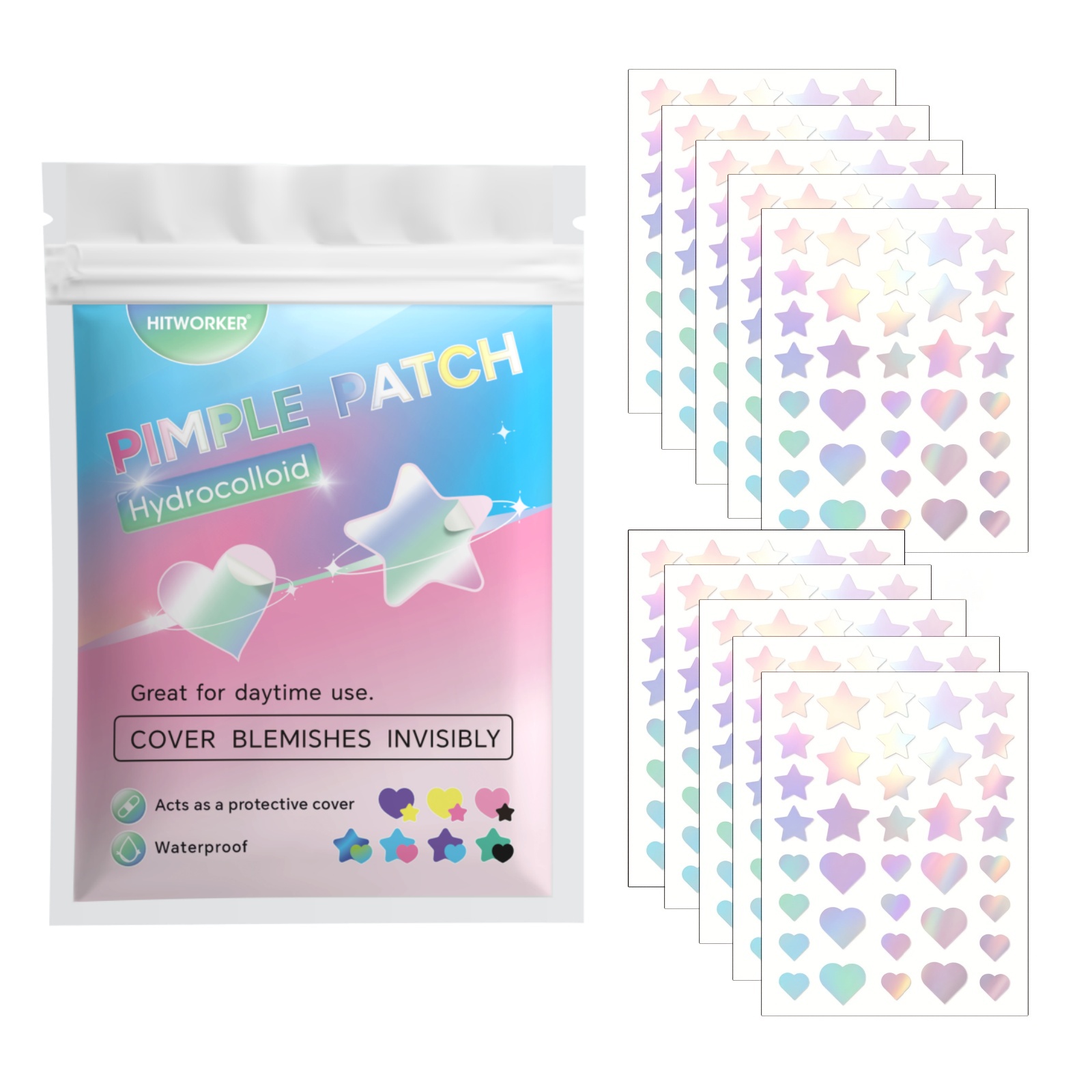 Skincare The Originote - 360pcs Colorful Acne Patches – gentle