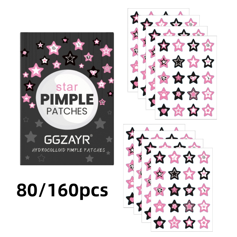 80/160pcs Star Acne Patch Set  - Skincare The Originote recension och pris
