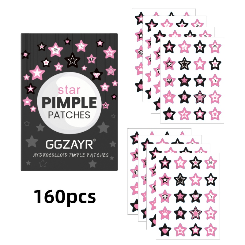80/160pcs Star Acne Patch Set  - Skincare The Originote recension och pris