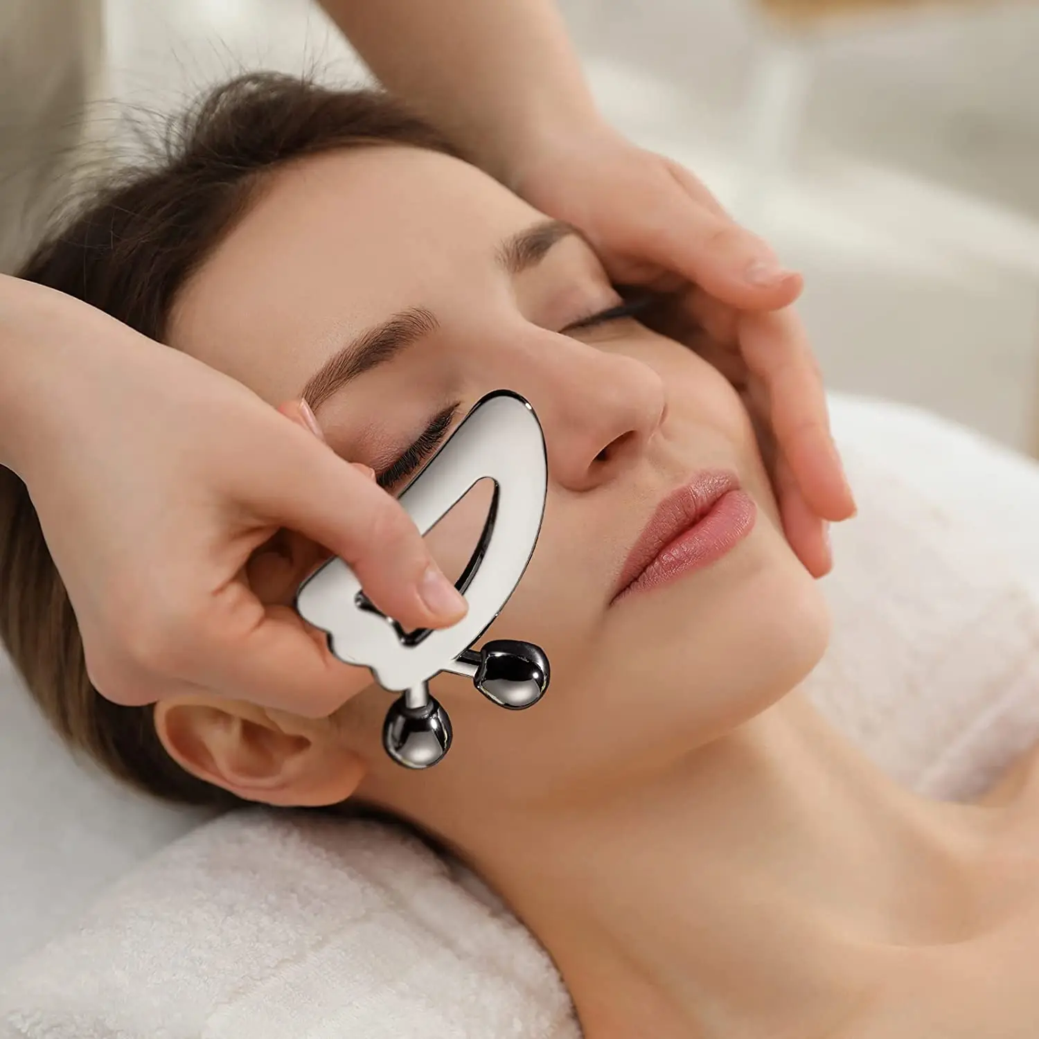 3D Facial Roller & Gua Sha Too - Skincare Scora recension och pris