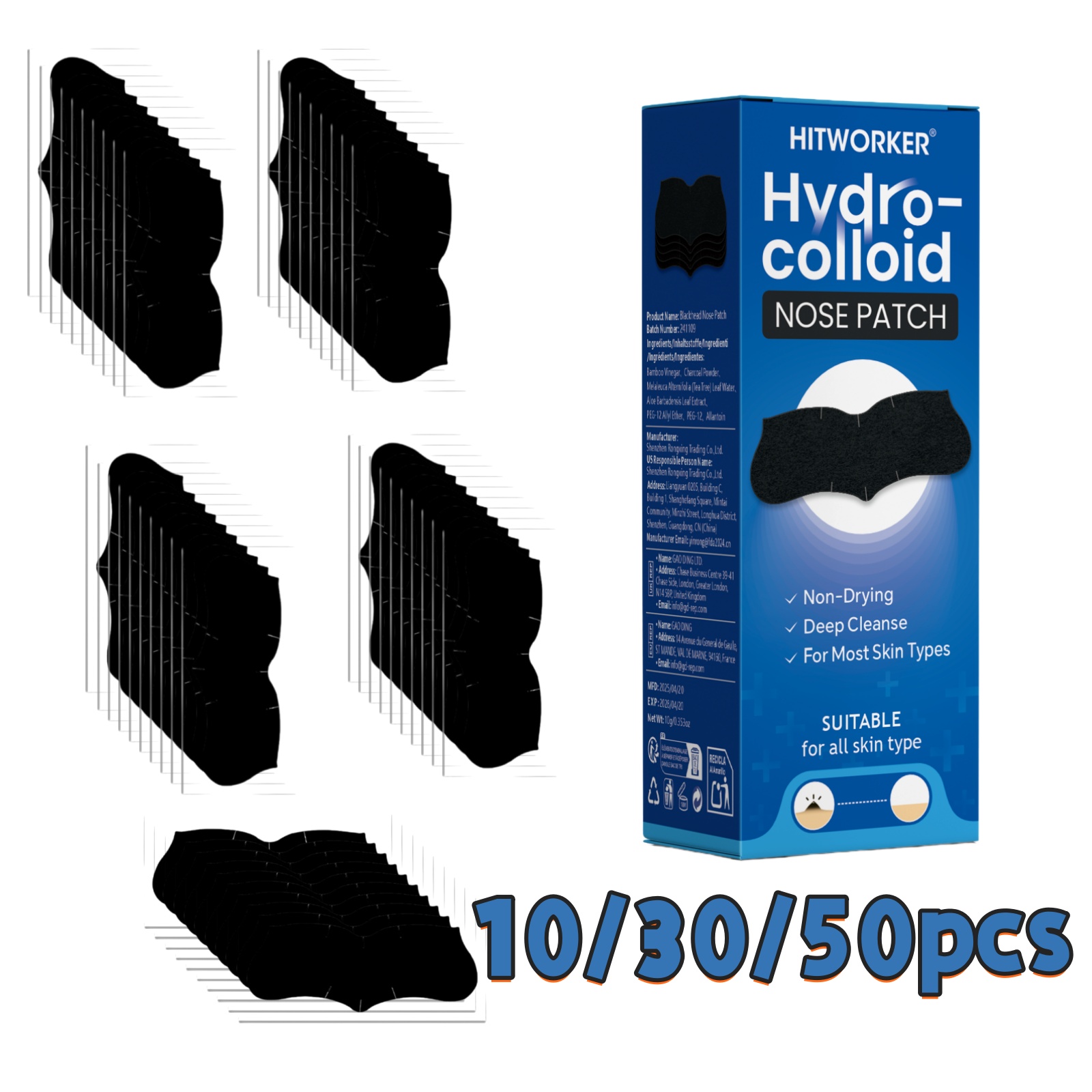 10/30/50-Piece Pore Cleansing  - Skincare China recension och pris
